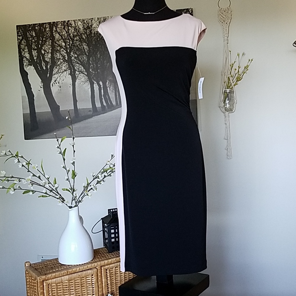 Formal knee-length dress